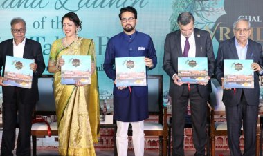 केंद्रीय मंत्री अनुराग सिंह ठाकुर ने पुस्तक 'चल मन वृंदावन' के लिए हेमा मालिनी के प्रयासों को सराहा